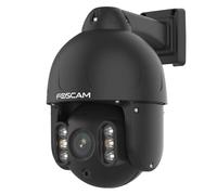 Foscam Caméra de surveillance SD8EP PoE 8MP (3840x2160) Panoramique/Incl. Zoom optique 4x Noir