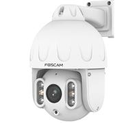 Foscam Caméra de surveillance SD8EP 8MP (4K) PoE PTZ Zoom optique 4x Blanc
