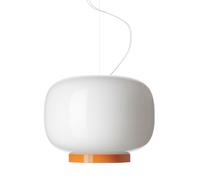 Foscarini Chouchin Reverse 1 Sospensione LED Pendelleuchte, blanc/orange