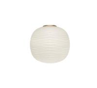 Foscarini Gem Semi Applique Murale Or/Blanc