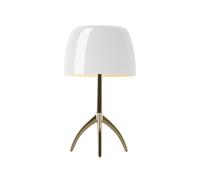 Foscarini Lampe de table Lumiere Grande Dimbar blanc. champagne