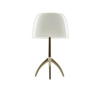 Foscarini Lampe de table Lumiere Grande Dimbar blanc chaud. champagne