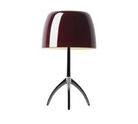 Foscarini Lampe de table Lumiere Piccola - ciliegia - non dimmable - Aluminium