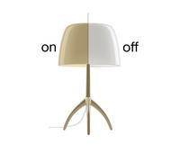 Foscarini Lumiere Grande Tavolo avec interrupteur Tischleuchte, champagne / blanc chaud