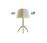 Foscarini Lumiere Piccola Tavolo dimmable Tischleuchte, champagne / blanc chaud