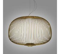 Suspension Foscarini Spokes 3 avec LED Dorée
