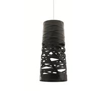 Foscarini Suspension Tress - noir - halogène - non dimmable - piccola Ø23 x 61 cm