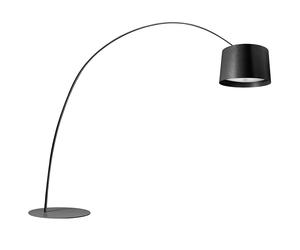 Foscarini Twice as Twiggy Terra Steh-/Bogenleuchte, noir