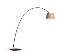 Foscarini Twiggy Elle Wood Terra MyLight Steh-/Bogenleuchte, burgundy / oak