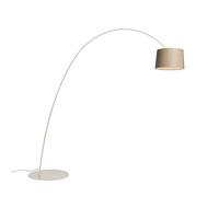 Foscarini Twiggy Elle Wood Terra MyLight Steh-/Bogenleuchte, greige / oak