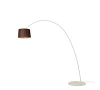 Foscarini Twiggy Elle Wood Terra MyLight Steh-/Bogenleuchte, greige / rosewood