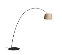 Foscarini Twiggy Elle Wood Terra Steh-/Bogenleuchte, black / oak