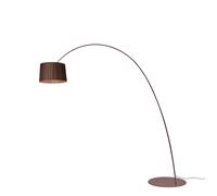 Foscarini Twiggy Elle Wood Terra Tunable White Steh-/Bogenleuchte, burgundy / rosewood