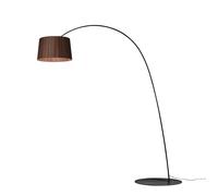 Foscarini Twiggy Wood Terra MyLight Steh-/Bogenleuchte, black / rosewood