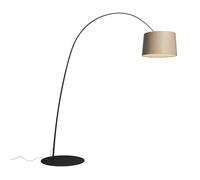 Foscarini Twiggy Wood Terra Steh-/Bogenleuchte, black / oak