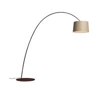 Foscarini Twiggy Wood Terra Tunable White Steh-/Bogenleuchte, burgundy / oak