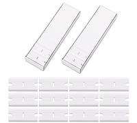 FOSHIO 200Pcs Grattoirs Lames de rasoir ensembles Lames Plastique double bords Métal Lames pour Plaque Vitrocéramique Fenêtre Mirror Verre Peinture auto Décapant Lames de Grattoi