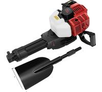 Fosse d'arbre de jardin, puissance 1900W, force de frappe 20-55J, rouge/noir