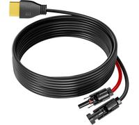 FOSSiBOT Connecteur solaire vers câble XT90 Câble de charge solaire 14AWG Câble d'extension XT90 compatible 5 m FOSSiBOT F2400 F3600 Pro Power Station