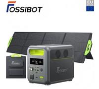 FOSSiBOT F1200 Generateur Electrique Portable 1200W Portable Panneau Solaire 200W, 1024Wh LiFePO4 Station électrique, 7 Sorties, UPS, BMS, 4000+ Fois, Générateur Solaire pour Camping/Jardin/RV