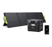 FOSSIBOT F2400 2048Wh 2400W Centrale Électrique Portable+200W Panneaux Solaires, LFP Batterie Générateur Electrique Station Energie