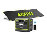 FOSSiBOT F2400-2400W-LiFePO4-Generateur Electrique-2048Wh-4800W Pic Centrale Station Electrique met SP400PRO 400W Solaire Panneau