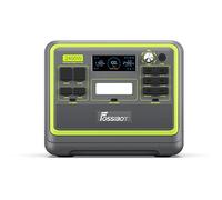 FOSSiBOT F2400 Centrale Elettrica Portatile,2048Wh LiFePO4 Batteria Backup, Espandibile a Tre 2400W AC Prese (4800W Picco)