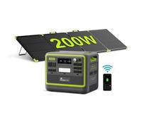 FOSSIBOT-F2400-LiFePO4-2048Wh-2400W-Centrale Générateur Electrique Portable-Station Energie met SP200PRO 200W Panneaux Solaires-UPS