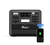 FOSSIBOT F2400 LiFePO4 Batterie Centrale Électrique, 2048Wh 2400W Generateur Solaire Electrique,Camping Station Électrique Portable