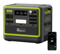 FOSSIBOT F2400 LiFePO4 Batterie Générateur Electrique -2048Wh 2400W Centrale Électrique Portable Station Energie-Camping RV UPS-APP