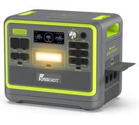 FOSSiBOT F2400 Lifepo4 Générateur solaire portable 2048 Wh 2400 W (crête 4800 W) 230 V 3 CA Sortie 230 V 3 AC Charge super rapide pour groupe électrogène de secours, alimentation domestique, camping