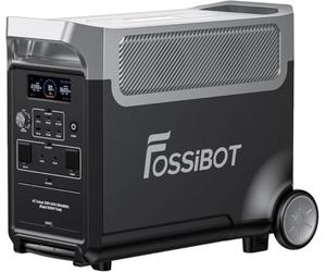 FOSSiBOT F3600 Pro Station d'alimentation portable 3840 Wh LiFePO4, générateur solaire, 3 x 230 V CA, sortie 3600 W (crête 7200 W), générateur de tempêtes, recharge rapide, pour voyage, camping en