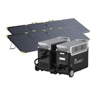 FOSSIBOT F3600PRO Générateur Electrique-3840Wh-3600W-Centrale Électrique+FB3840 Batterie d'extension + 2×SP400PRO Panneaux Solaires