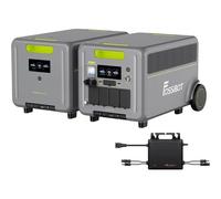 FOSSiBOT F7200 Station Électrique Portable 7200W et batterie FB5222 avec Micro-onduleur,Capacité totale(10,44 kWh), 7200W CA, alimentation d'urgence pour la maison et les campeurs