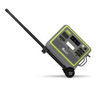 FOSSiBOT Générateur Electrique F2400 avec Chariot à Main Pliable, Station électrique portable 2048Wh Batterie LiFePO4, 3 sorties CA 230V 2400W (4800W pic) et Recharge Rapide, pour le camping voyage