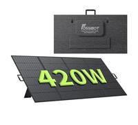 FOSSiBOT Panneau solaire 420 W, panneaux solaires pliables, module solaire photovoltaïque pour F2400 F3600, station d’énergie portable, module solaire pour extérieur, jardin, balcon, camping-car