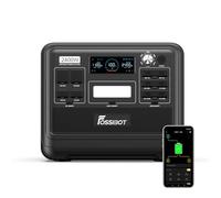 FOSSiBOT Station électrique portable F2400, Generateur Electrique 2048Wh LiFePO4 Batterie de Secours, 3 Sorties CA 2400W(4800W Pic) 230V Recharge, générateur solaire pour Camping, Voyage