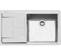 FOSTER 2280051 Lavabo 1 Vasque Droite Avec Égouttoir Inox 77,3 Cm