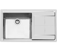 FOSTER 2280052 Lavabo 1 Cuve Gauche Avec Égouttoir En Inox 77,3 CM