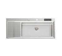 Foster Stripe 1Vdx+Sc Sft C/Prtclt - 4504051 Ãvier Einbau | Edelstahl AISI 304 gebÃŒrstet, Abmessungen 1173 x 513