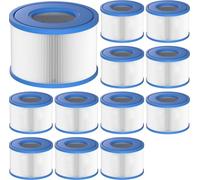 FOSUN Lot de 12 filtres de piscine type S1 pour cartouches filtrantes Easy Set, Intex PureSpa, filtre Whirlpool pour filtre spa 11692/29001E
