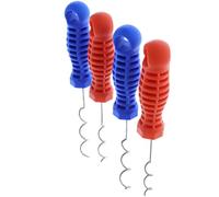 foto-kontor Lot de 4 ouvre-portes en spirale - 2 x 1,5 mm et 2 x 1,7 mm - Outil d'ouverture de porte - Outil de serrurier pour une ouverture douce de porte