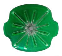 Fouet à 6 fils compatible avec les batteurs sur socle et doté d'une protection anti-éclaboussures pour un environnement de mélange contrôlé (vert)