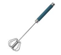 Fouet à main - Fouet en acier inoxydable semi-automatique | Batteur à œufs rotatif multifonctionnel pour mélanger, fouetter, battre