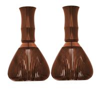 Fouet à Matcha en plastique 2 pièces, brosse à Matcha ABS 80 dents pour mousse crémeuse avec poignée pour amateur de thé, kaki, brosse