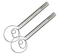 Fouet à pâte inox 2 Pack Argenté