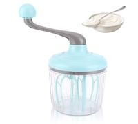 Fouet à œufs Manuel, Batteur à œufs à Manivelle En Plastique, batteur manuel, Batteur à oeufs, Mélangeur à crème à manivelle, Fouet à Oeufs Multifonction Accessoires Cuisine, 1100ml
