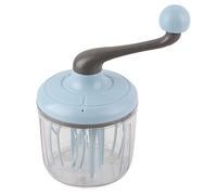 Fouet à œufs manuel, batteur d’œufs multifonction pour œufs et crème, capacité de 1100 ml avec base antidérapante, manche à manivelle ergonomique, fouet de cuisine démontable pour