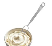Fouet de cuisine manuel multifonction en acier inoxydable | Pour la cuisine, la crème, la pâtisserie, les aliments, les crêpes, le café, le , la maison et le battre français