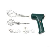 Fouet électrique portable avec fonction Turbo Boost - Léger - Pour œufs et pâte - Vert (1 vitesse)